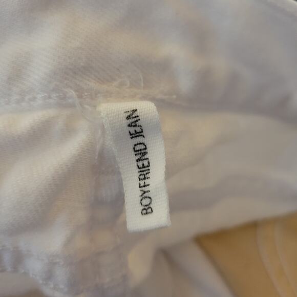 Rag & Bone Jeans Boyfriend Distressed Rebel Bright White Denim Pants Size 26 - Picture 4 of 8